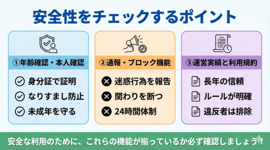 ママ活無料アプリの安全性をチェックするポイント